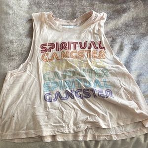 Spiritual Gangster workout top